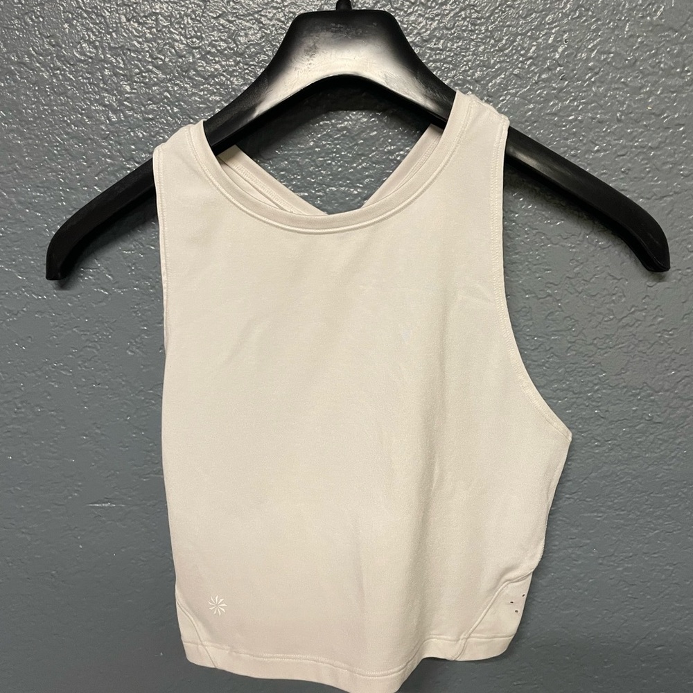Athleta white crop